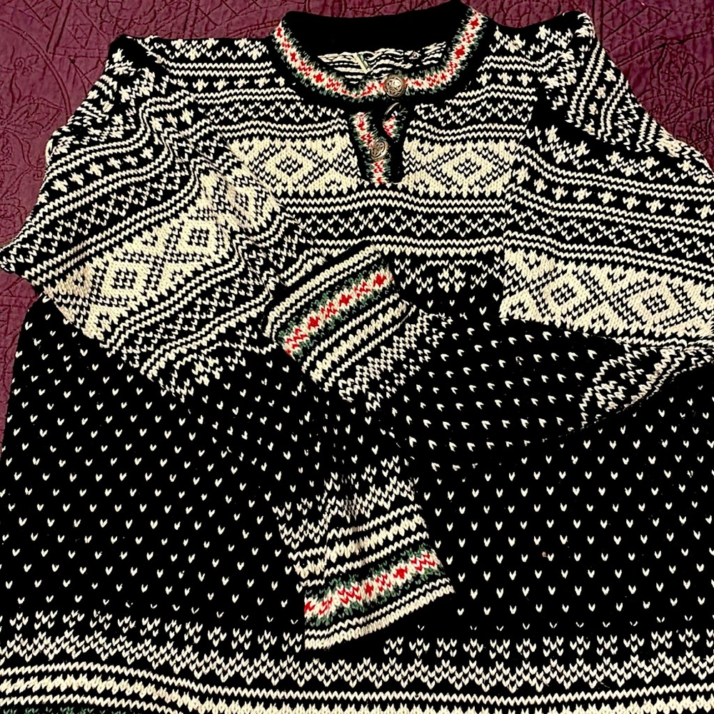 Large Nordic ski sweater